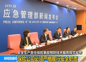 安全生产责任保险事故预防技术服务规范正式发布 强化保险机构安全职责